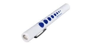 Aluminium Pupil TorchHousing:Aluminium. Switch:Pocket clip activated. Batteries:2 x AAA, included. Bulb:common type for easily replacement.