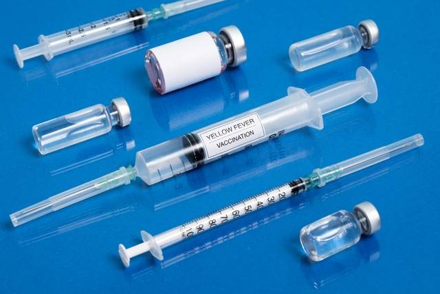 high-angle-yellow-fever-vaccine-concept