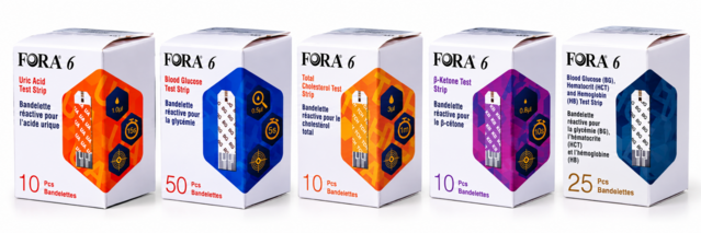 fora 6 medical test strip collection