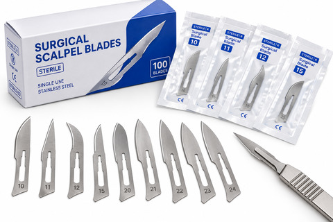 sterile surgical blades product display