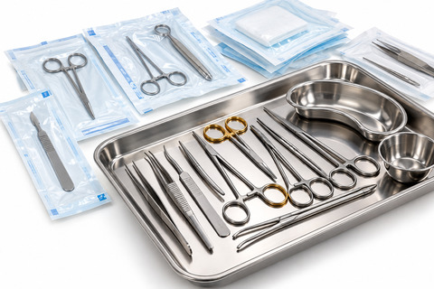 sterile surgical instruments and supplies