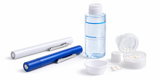 clinical medical supplies still life