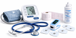 medical diagnostic equipment still life